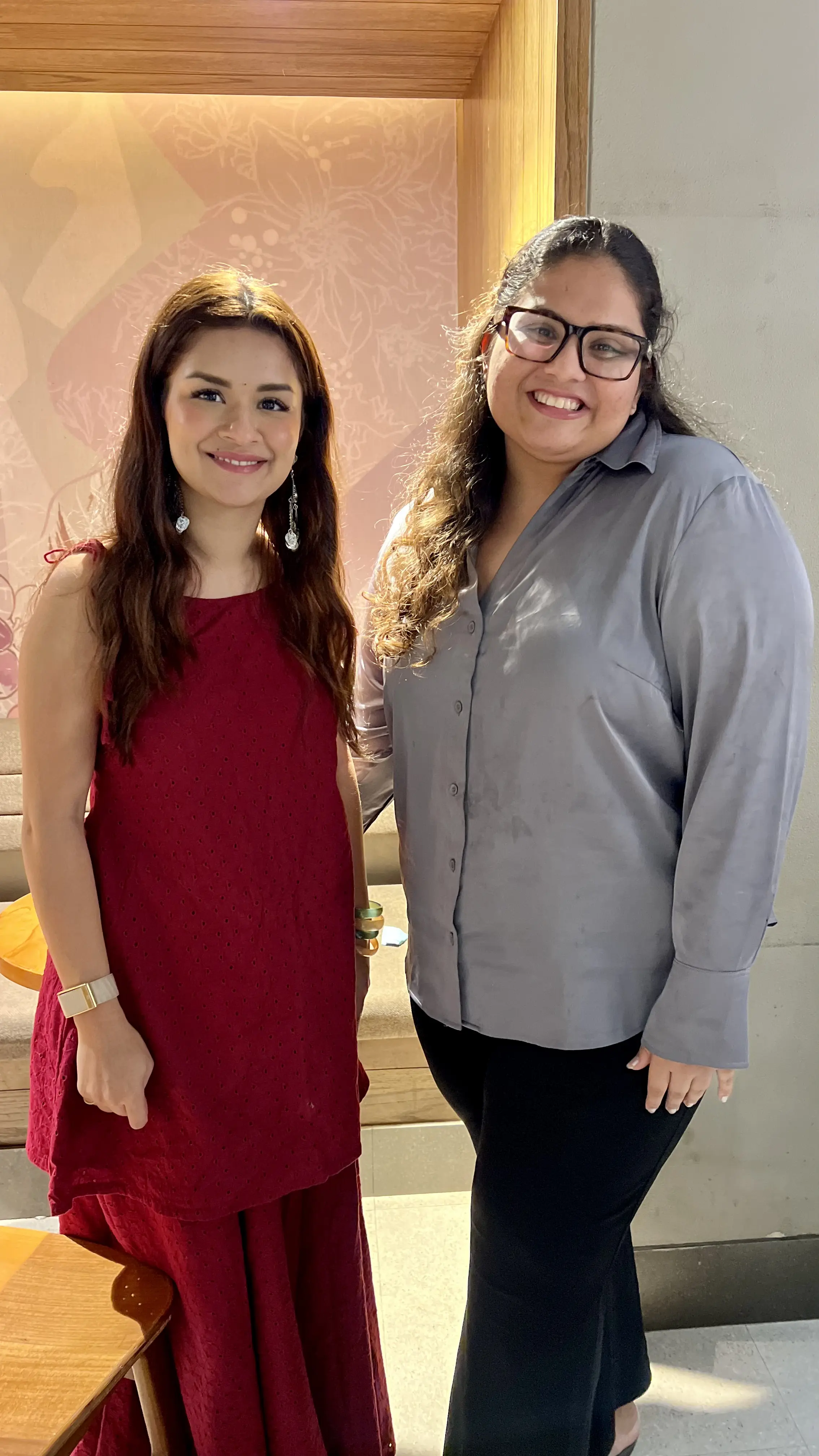 Isha with Avneet Kaur